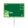 ORGANIC PRODUCT fruit and vegetable labels, Color: Green, Product dimensions: 15*10 cm, Price label holders: With spike