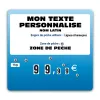 Flash label (protected windows) blue FISH XL with wheels and text, Color: Blue, With Text: YES, Shipping Google: FR::Standard:6.67 EUR, Price label holders: Without spike
