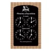 Clock RATTAN 15x20 cm