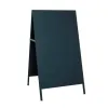 Metal pavement board with chalkboard coating