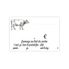 etal-shops.com - Etiquettes Cremerie Lait Vache 10x7 cm, Couleur: Blanc, A TEXTE: NON, Shipping Google: FR::Standard:8.00 EUR, Support: Sans pic