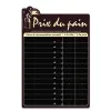 THE BAKEHOUSE" bread price sign + chalk marker