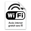 WiFi sticker for shop window 15x20 cm