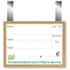 KRAFT "I'm green" labels with tabs 20x15 cm