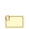 S. 10 Labels  BROWN CHEF'S HAT 6x4 cm