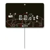 Flash labels (protected windows) N°3 THE FARM black background with wheels and spikes (bag of 10 units), Color: Black, With Text: NO, Shipping Google: FR::Standard:6.67 EUR