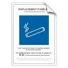 etal-shop.com - Cartel adhesivo "Zona para fumadores" 15x21 cm