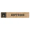 Pictogram sign adhésif White Design Cork with Black Printing ENTER