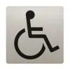 Pictogram sign adhésif metallic gray ACCESSIBLE