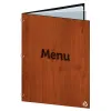 Menu covers CARAMEL A4 + 5 inserts