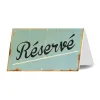 Reserved table signs VINTAGE (pack 6)
