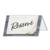 Reserved table signs CRISTALLINE 10x6 cm ( pack 5)