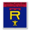 etal-shop.com - RESTAURANTE B-D-RHONE placa de matrícula 21x23 cm rígida