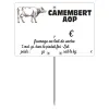 Labels Creamery Milk Cow 10x7 cm with Text, Color: White, With Text: YES, Shipping Google: FR::Standard:6.67 EUR, Price label holders: With spike