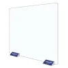 Plexiglass Table End Shield 60x60 cm + 2 bases