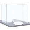 Plexiglass Table Shield plexiglass shaped- S