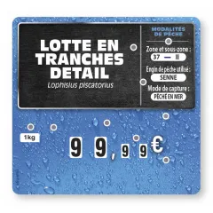 etal-shop.com - Etiqueta FLASH (ventanas protegidas) "Rocío" con 9 ruedas y para texto, Color: AZUL, UN TEXTO: SÍ, Envío Google: FR::Estándar:8,00 EUR, Ayuda: Sin pico