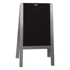 etal-shop.com - Caballete Aluminio cEspigallado pizarras negras amovibles 60x115 cm