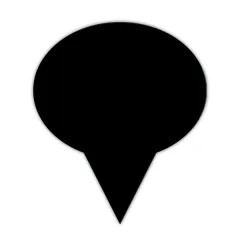 etal-shops.com - 10 OVALES noirs