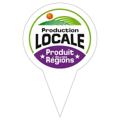etal-shop.com - Etiqueta rígida "PRODUCCIÓN LOCAL" con pincho perfilado