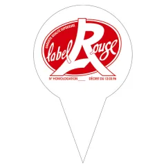 etal-shop.com - Etiquetas rígidas "LABEL ROUGE" con pincho perfilado