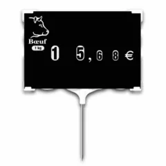 Rapid'Etiq label - BLACK - beef (bag of 10), Color: Black, With Text: NO, Product dimensions: Number 2