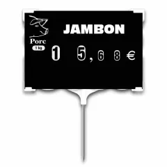 Rapid'Etiq "PORK" labels black, Color: Black, With Text: YES, Product dimensions: Number 2