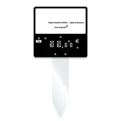 etal-shop.com - Etiqueta PEZ XL con pincho de 14 cm (paquete de 10), Color: NEGRO, UN TEXTO: NO, Envío Google: FR::Estándar:8,00 EUR, Ayuda: Con pólipo