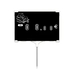 etal-shops.com - Etiquettes Rapid'Etiq n° 2 Fromage(sachet de 10 unités), Couleur: NOIR, A TEXTE: NON