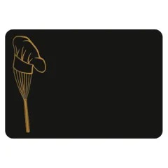 etal-shops.com - Etiquettes Etal Délice Chef, Couleur: NOIR, Dimensions produits(variants): 8*6 cm