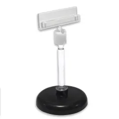 etal-shop.com - portaetiquetas de pie magnético, Color: TRANSPARENTE, Dimensiones del producto (variantes): Modelo pequeño