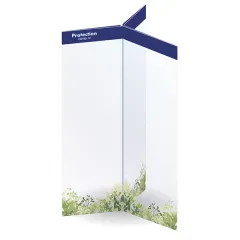 Tryptique A4 with 3-sheet insert, Color: Transparent, Product dimensions: 30X20 cm