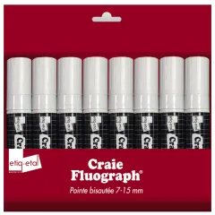 etal-shop.com - Rotuladores fluorescentes grandes - 8 blancos
