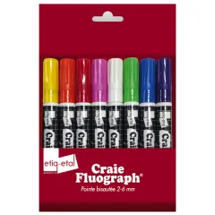 etal-shop.com - Rotuladores fluorescentes pequeños - 8 colores