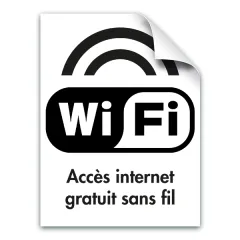 etal-shop.com - Adhesivo WIFI para escaparate 15x20 cm
