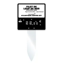 etal-shop.com - S.10 Etiquetas negras PEZ XL, Color: NEGRO, UN TEXTO: SÍ, Envío Google: FR::Estándar:8,00 EUR, Ayuda: Con pólipo