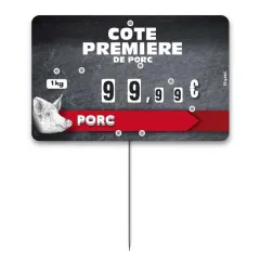 Flash label(protected windows) n° 3 SLATE The Pig with wheels, with spike and text, Color: Grey, With Text: YES, Shipping Google: FR::Standard:6.67 EUR