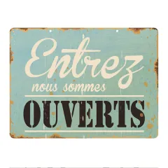 etal-shop.com - Signo de apertura/cierre Vintage 20x15 cm