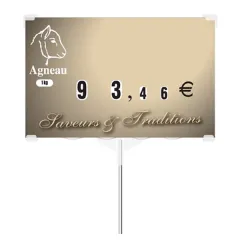 S. 10 RAPID'ETIQ n°3 FLAVORS AND TRADITIONS LAMB labels in with spike