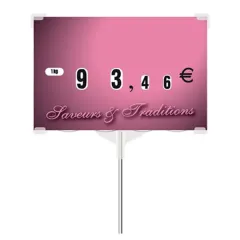 S. 10 labels RAPID'ETIQ n°3 FLAVORS AND TRADITIONS PINK à  pique