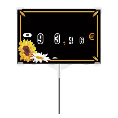 S. 10 RAPID'ETIQ n°2 SUNFLOWER spike labels 10.6x7 cm