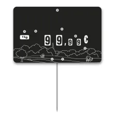Flash labels (protected windows) N°3 PASTURE black background with wheels and spikes (bag of 10 units), Color: Black, With Text: NO, Shipping Google: FR::Standard:6.67 EUR