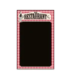 etal-shop.com - Panel "En el restaurante" 44x70cm marco impreso anverso