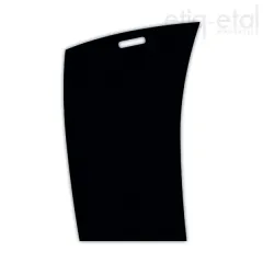 etal-shop.com - Panel FLAME negro con asa (dibond) 50x80cm