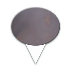 10 OVAL INDUSTRIE labels with shaped pick 7x9 cm