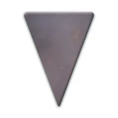 S. 50 INDUSTRY triangles metallic print N°3 5.5x9.2 cm