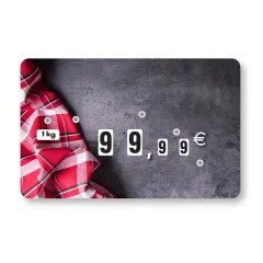 S. 10 DISH TOWEL N3 Flash tags without spike