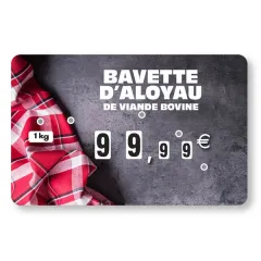 etal-shops.com - Etiquette TORCHON N3 flash sans pique et à texte, Couleur: Quadri, Shipping Google: FR::Standard:8.00 EUR, Support: Sans pic