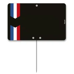10 labels RIBBON FRANCE 12x8 cm with spike