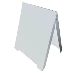 etal-shops.com - Chevalet PVC blanc H80 cm